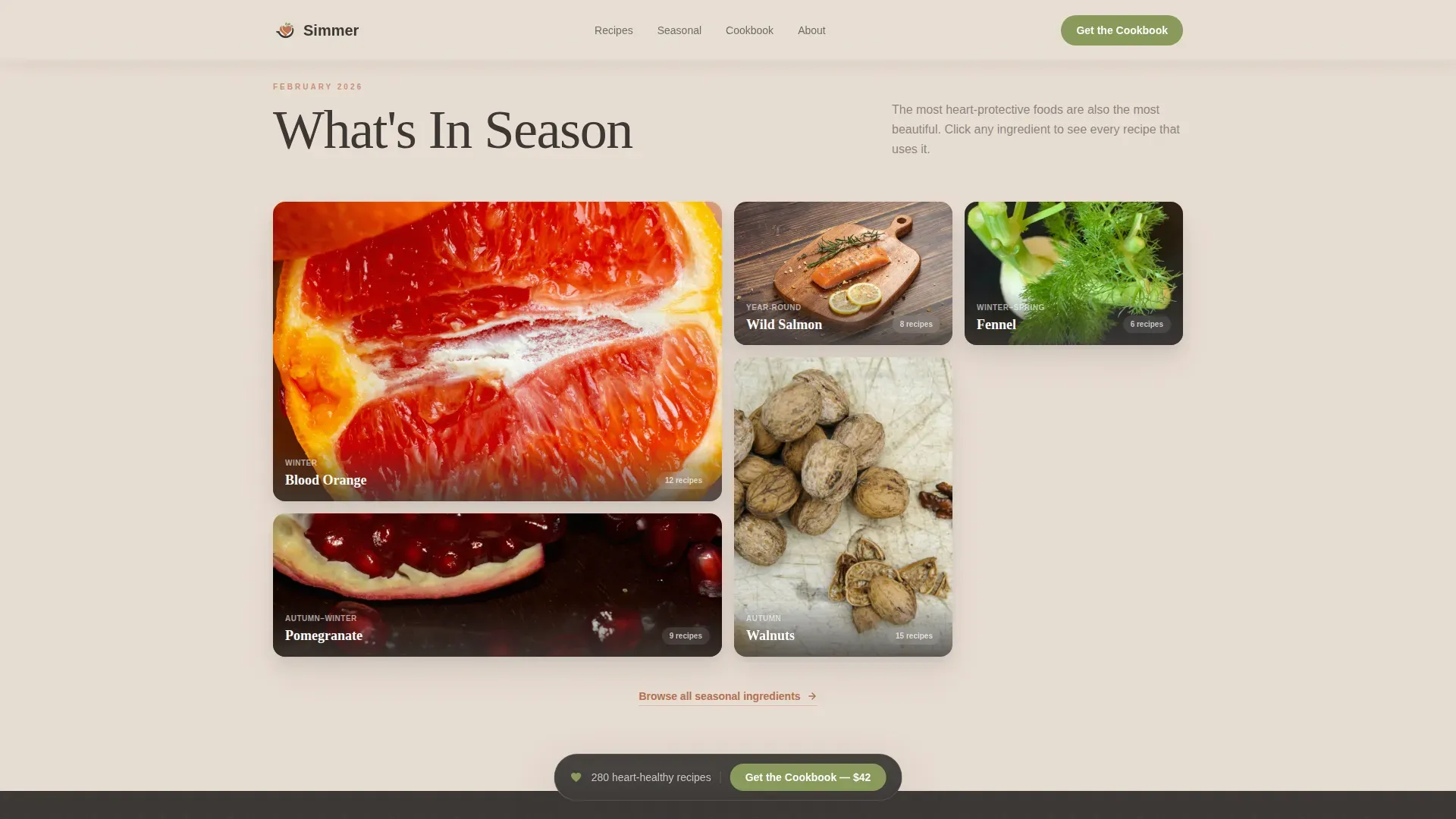Smart Nutrition Recipes | Free Website Template | Rocket