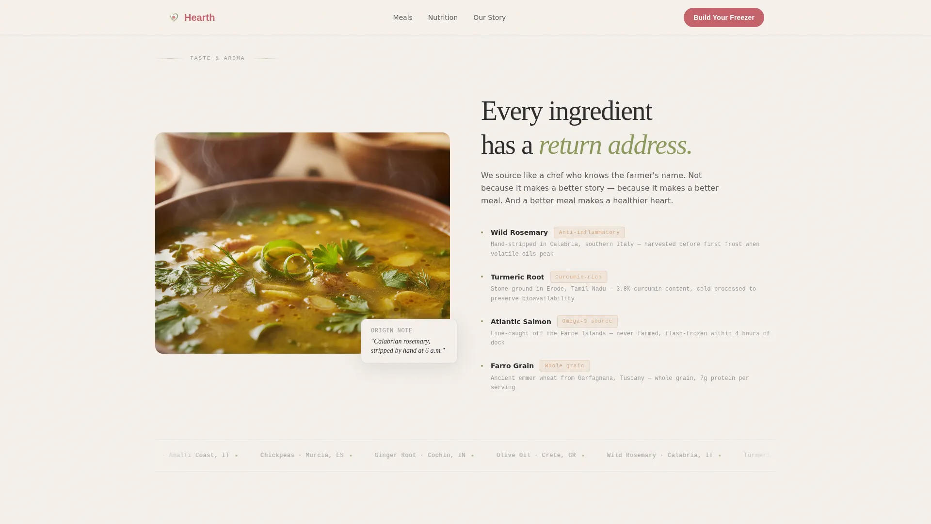 Nourishing Hearthealthy | Free Website Template | Rocket