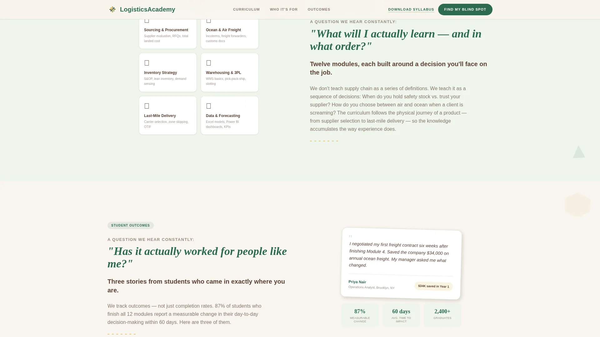 Online Skill Courses FAQ Website Template