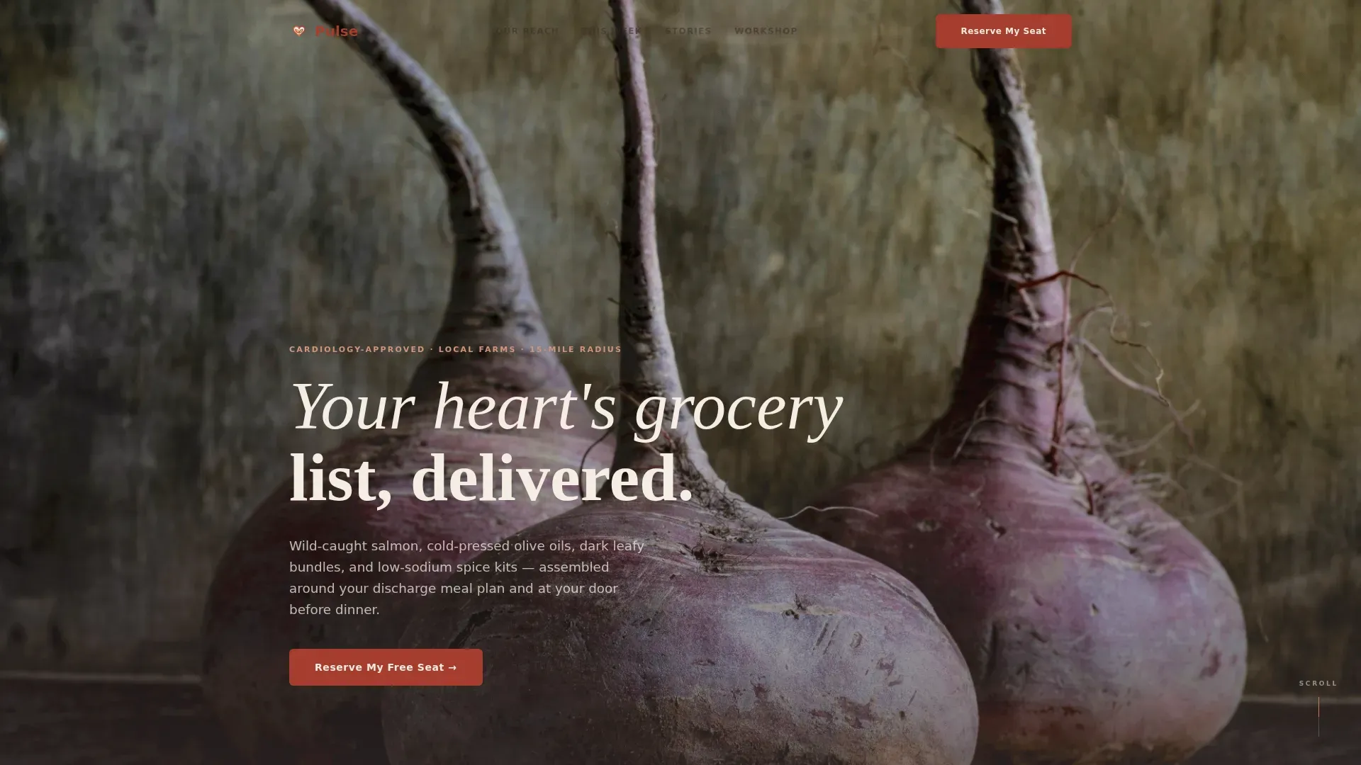 Premium Organic Grocery | Free Website Template | Rocket