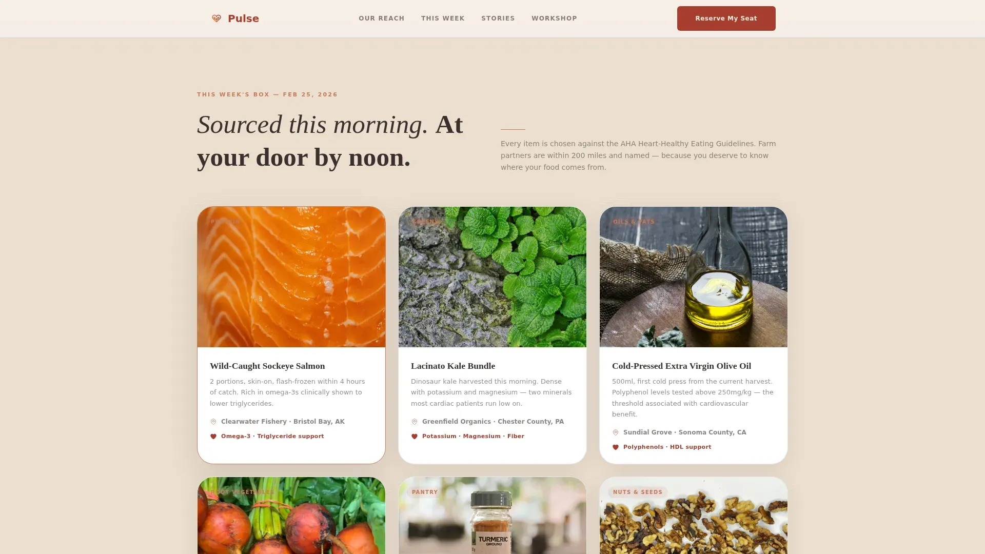 Premium Organic Grocery | Free Website Template | Rocket