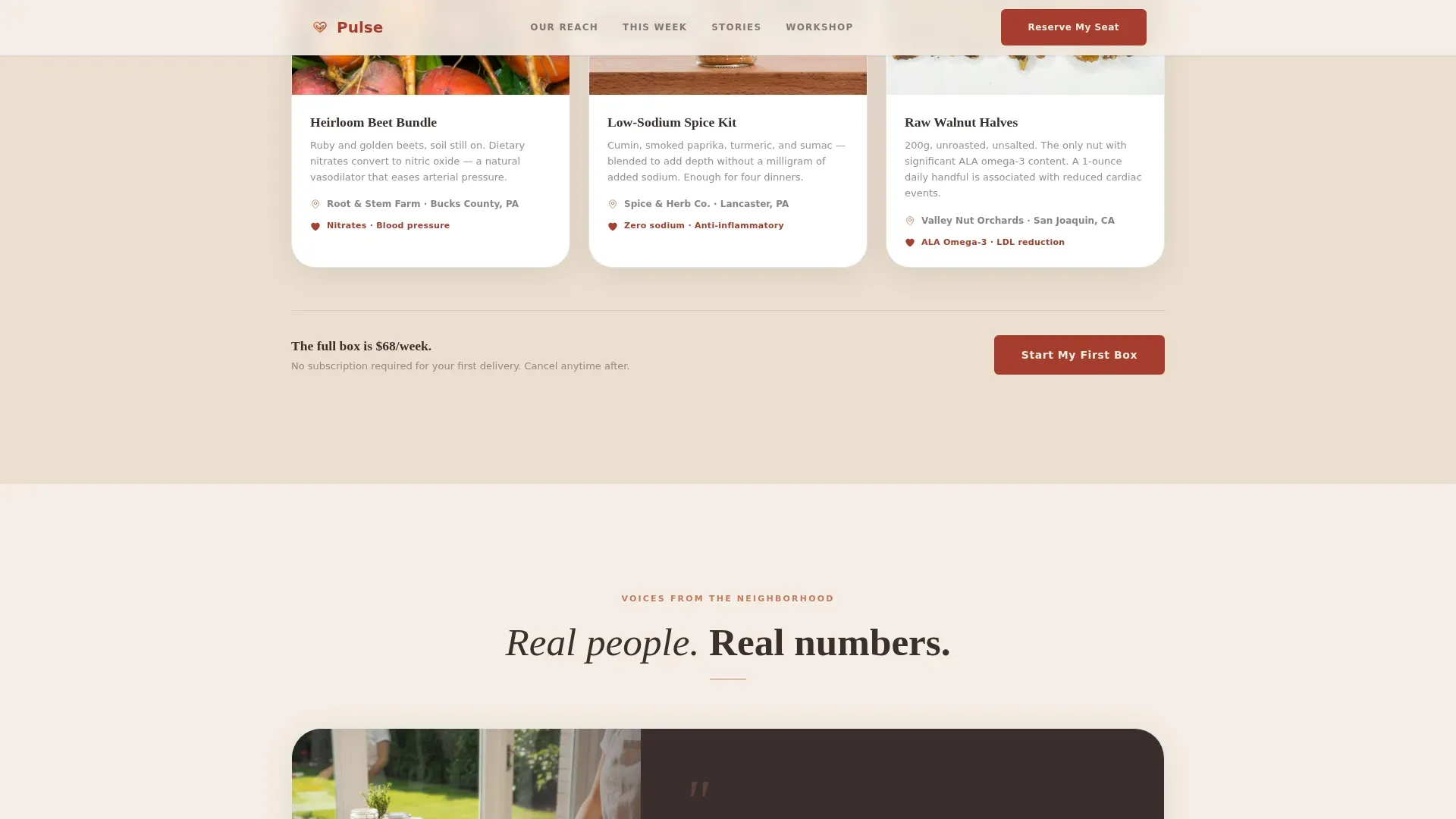 Premium Organic Grocery | Free Website Template | Rocket