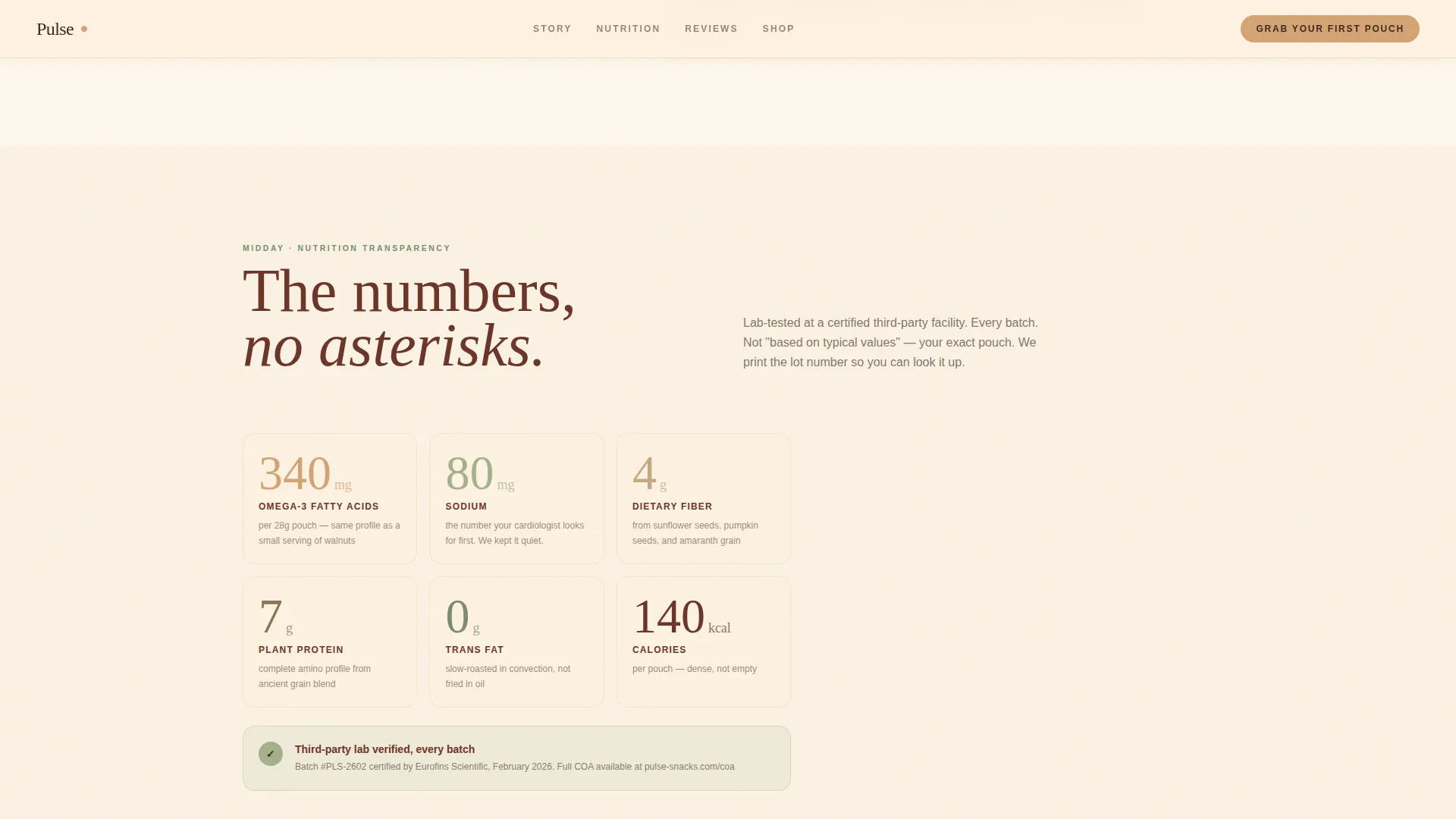 Wholesome Snack | Free Website Template | Rocket