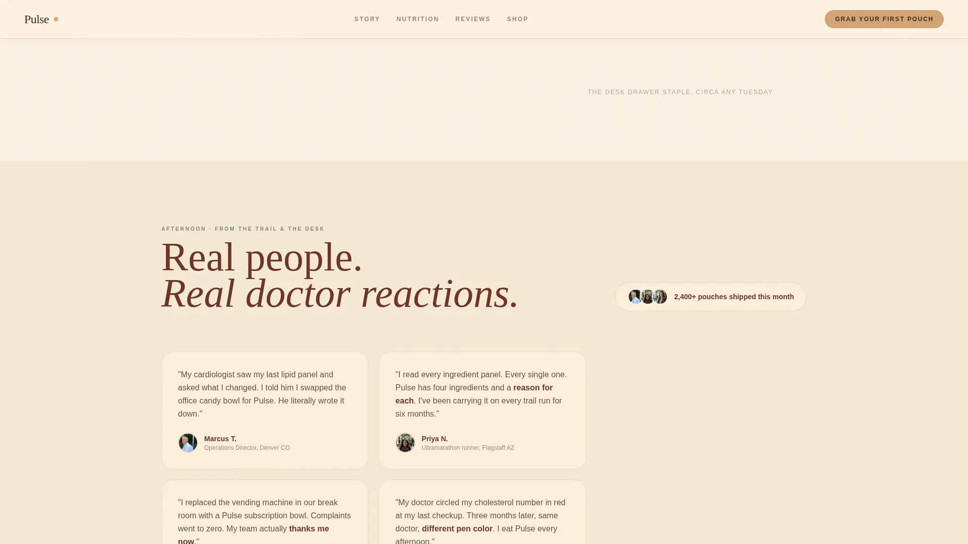 Wholesome Snack | Free Website Template | Rocket