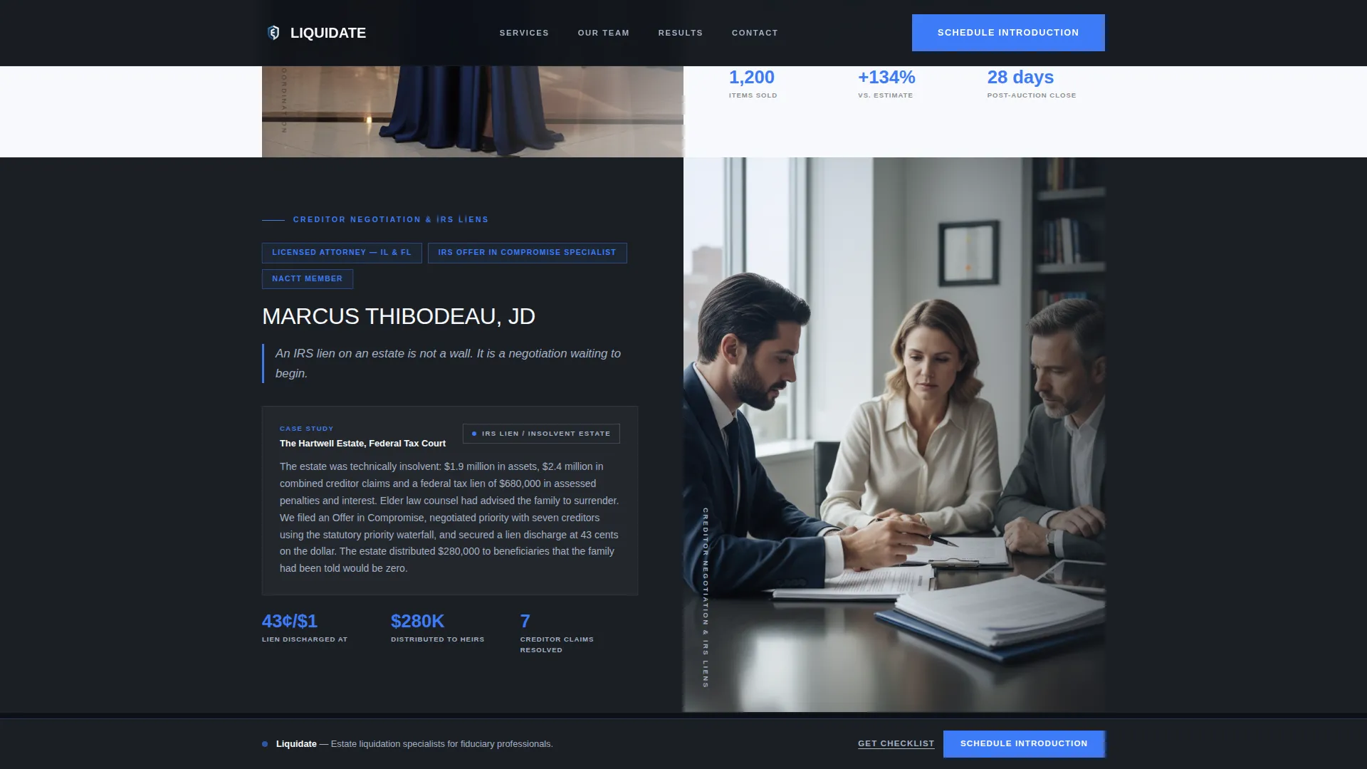Specialty Consulting Professional Website Template