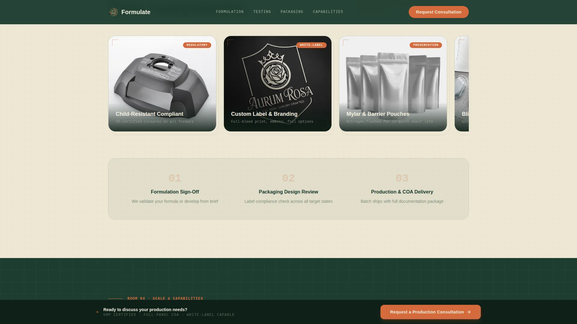 Cannabis Cultivation & Production Professional Website Template