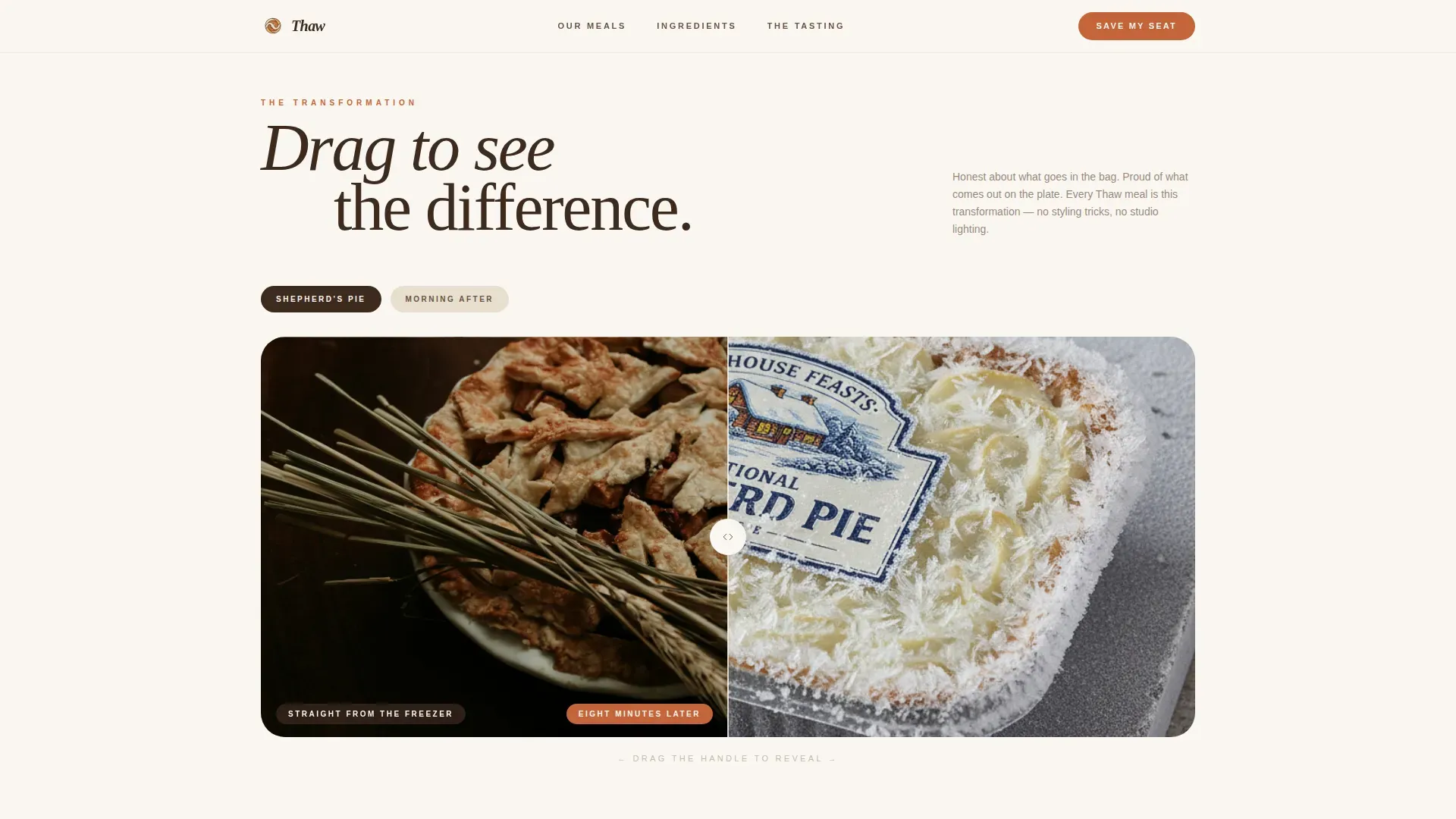 High-Protein Food & Dining Professional Website Template