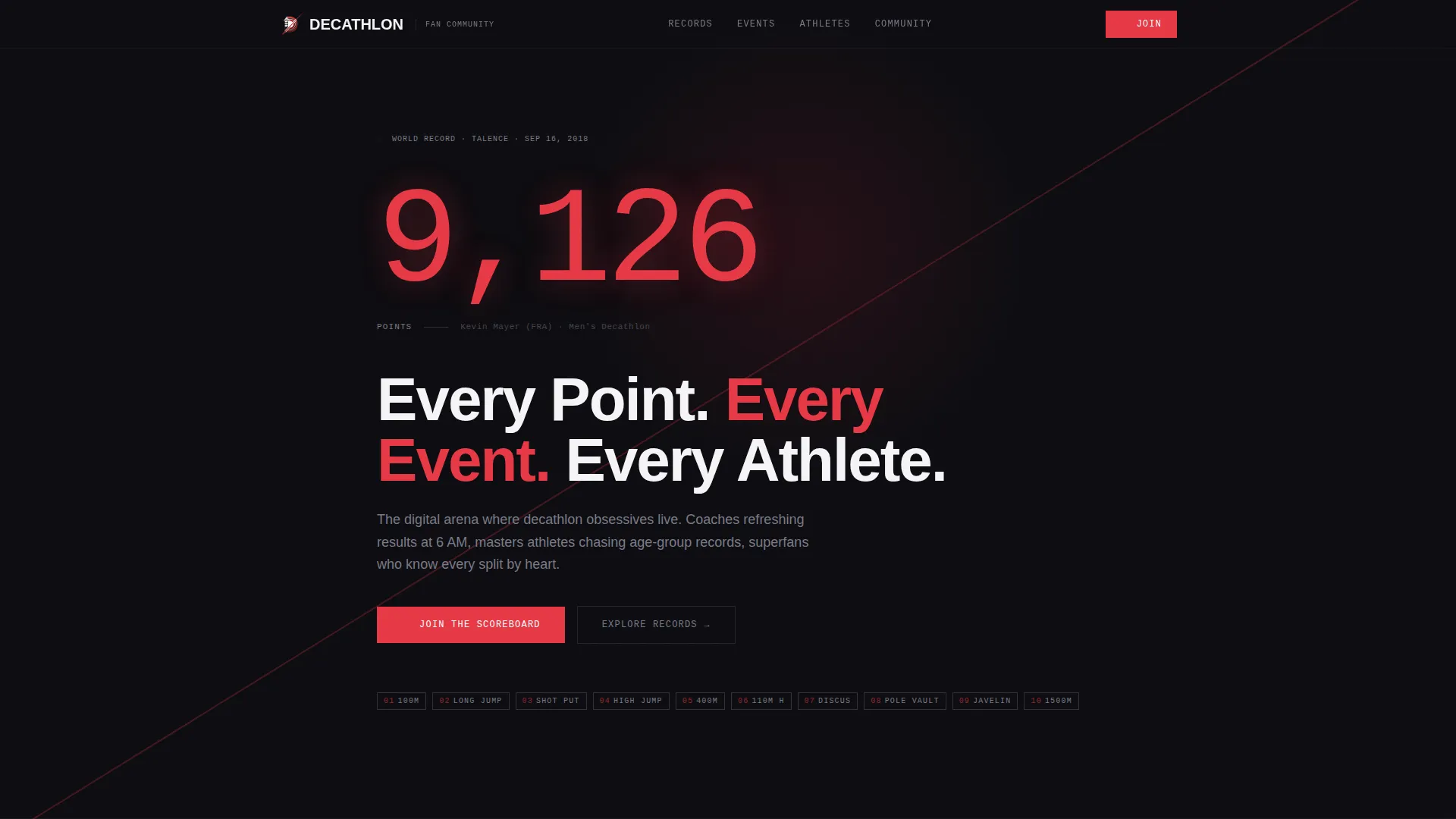 Fan Community Landing Page Template