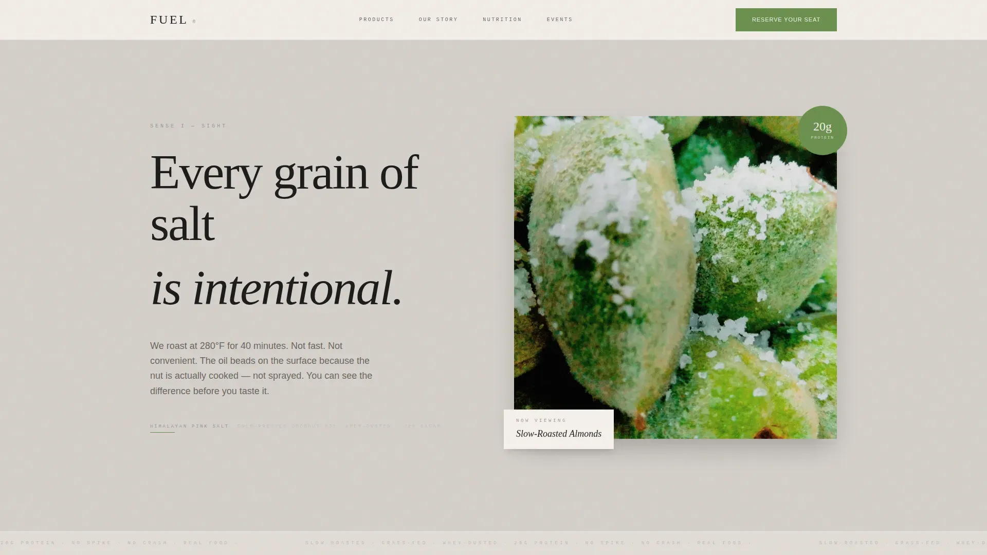 High-Protein Food & Dining Specialist Professional Website Template