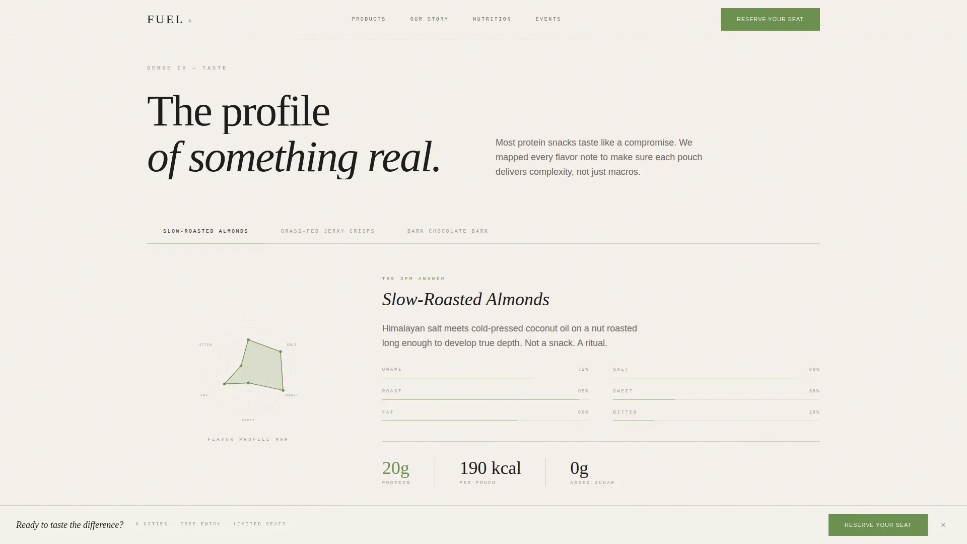 High-Protein Food & Dining Specialist Professional Website Template
