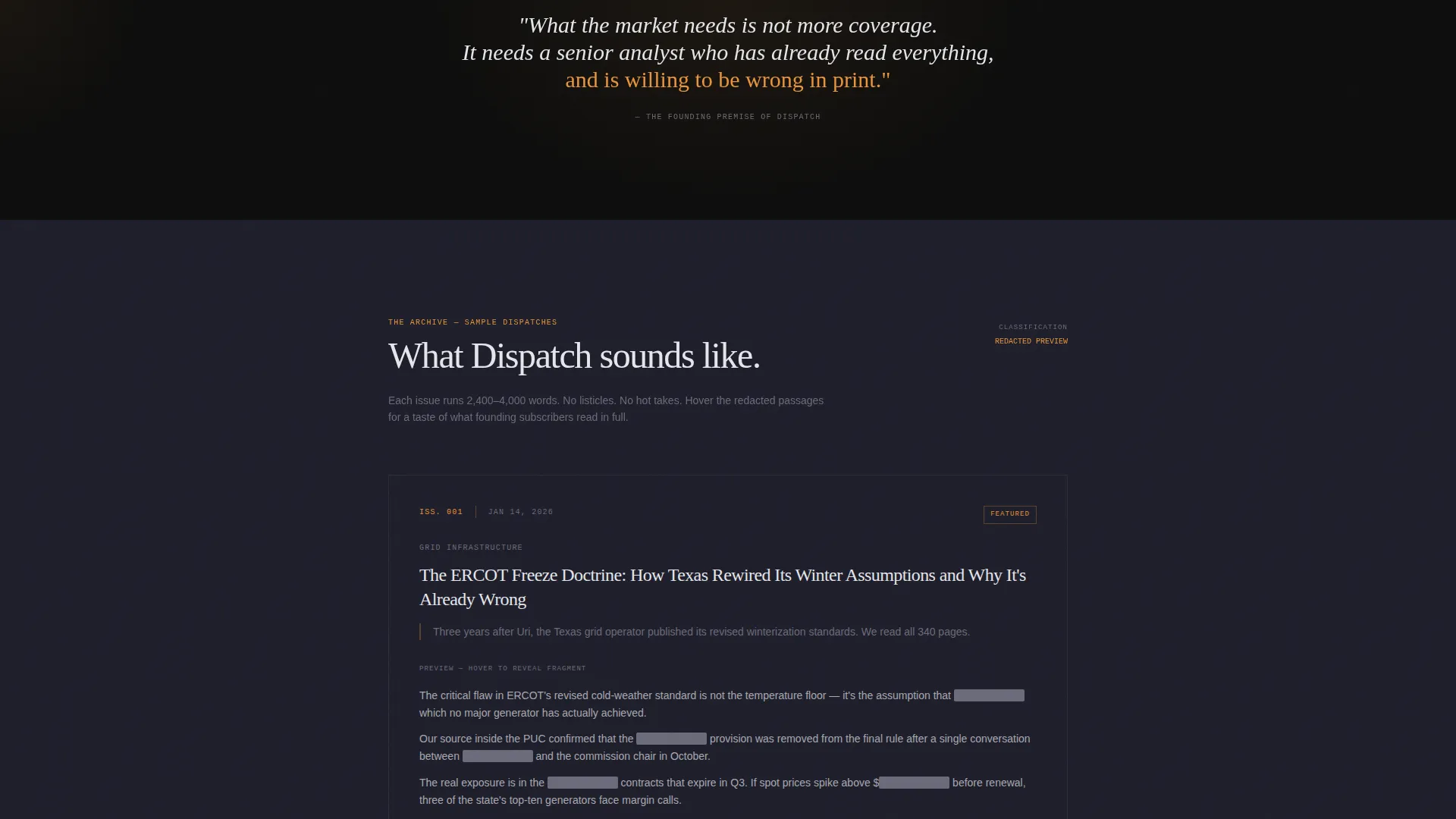 Energy Blog & Media Pre-Launch Website Template
