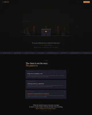 Energy Blog & Media Pre-Launch Website Template