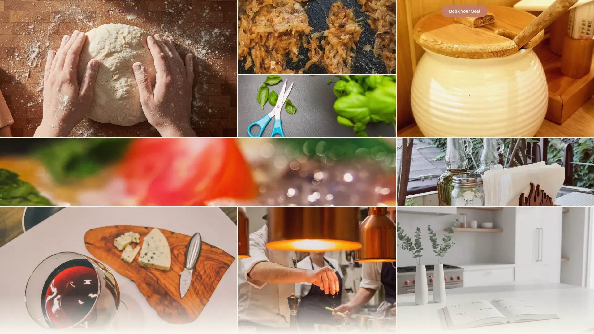 Culinary School & Education Booking Website Template