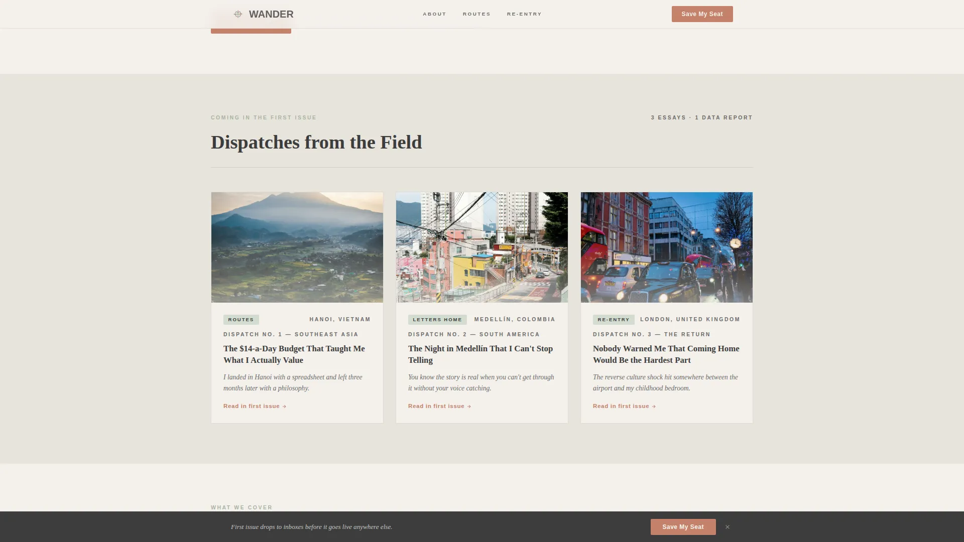 Personal Blog Pre-Launch Website Template