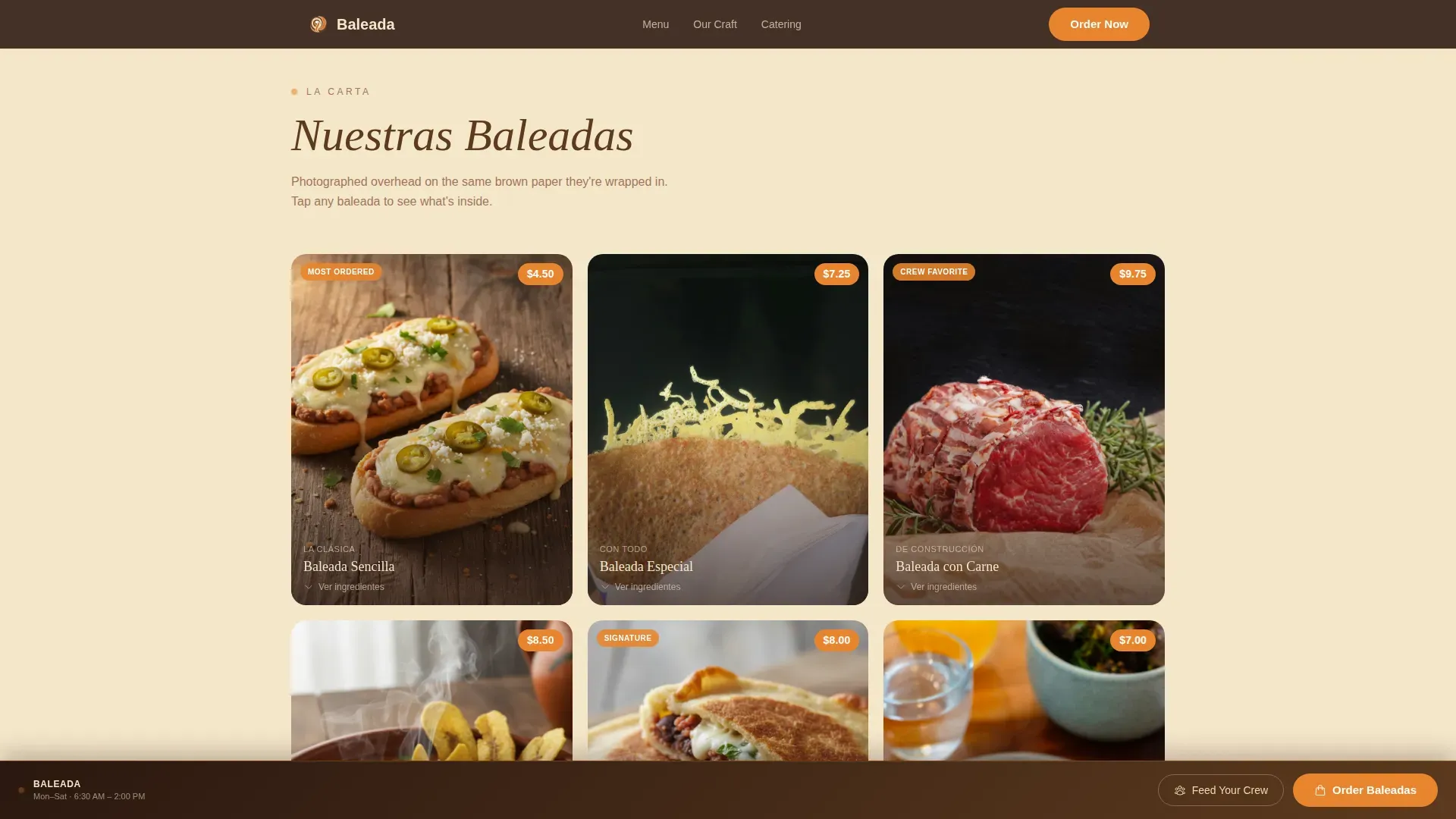 Warm Artisan Gallery | Free Website Template | Rocket