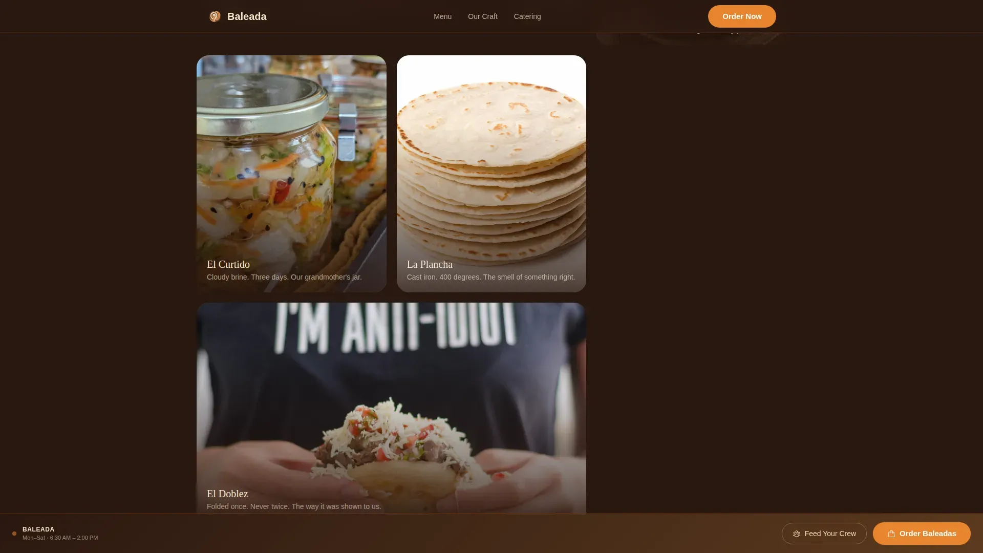 Warm Artisan Gallery | Free Website Template | Rocket
