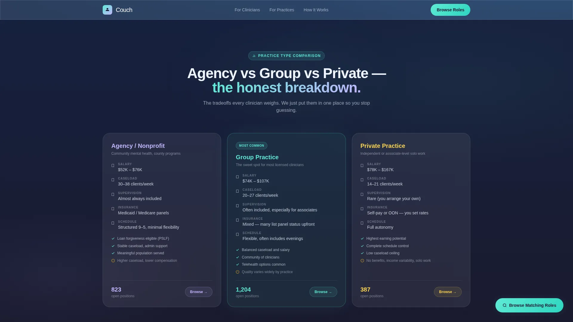 Therapy & Counseling Digital Presence Cost Calculator Website Template