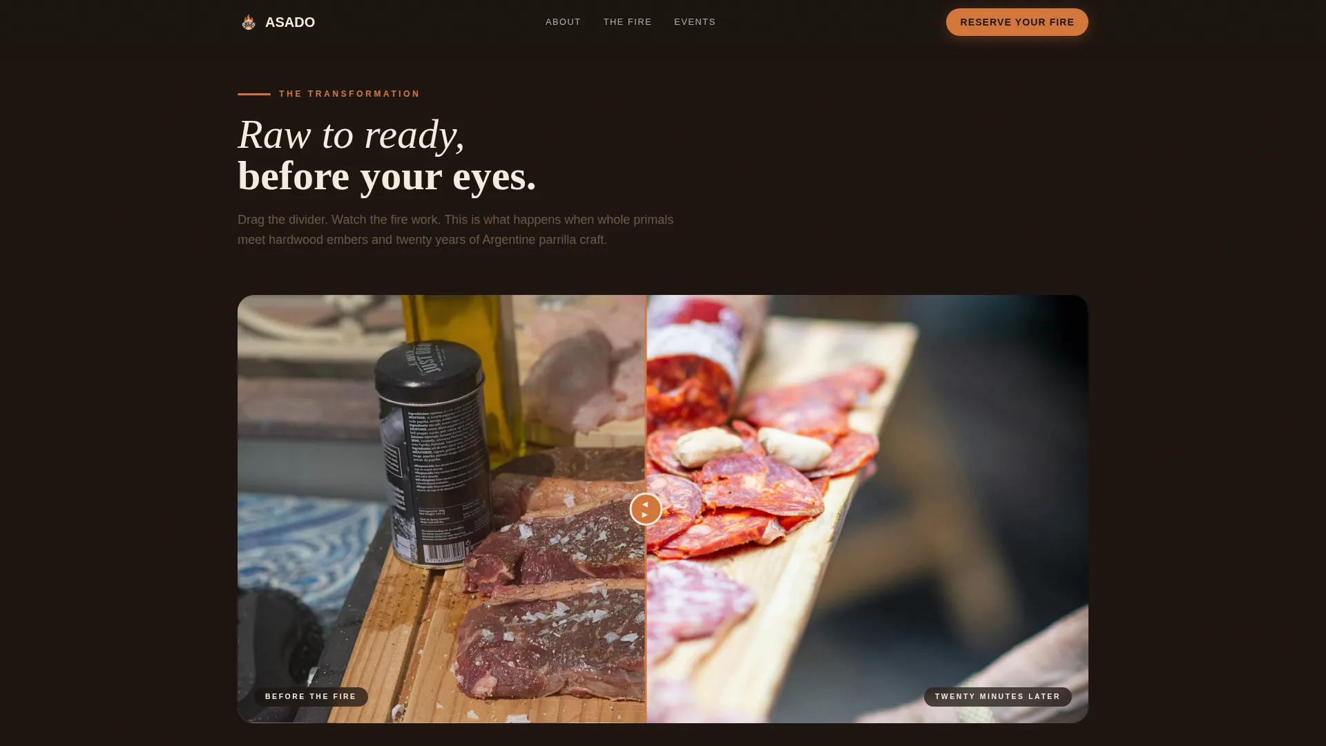 Sizzling Parrilla | Free Website Template | Rocket