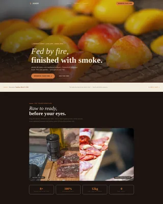 Sizzling Parrilla | Free Website Template | Rocket
