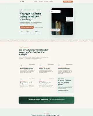 Gastroenterology Medicine Booking Website Template
