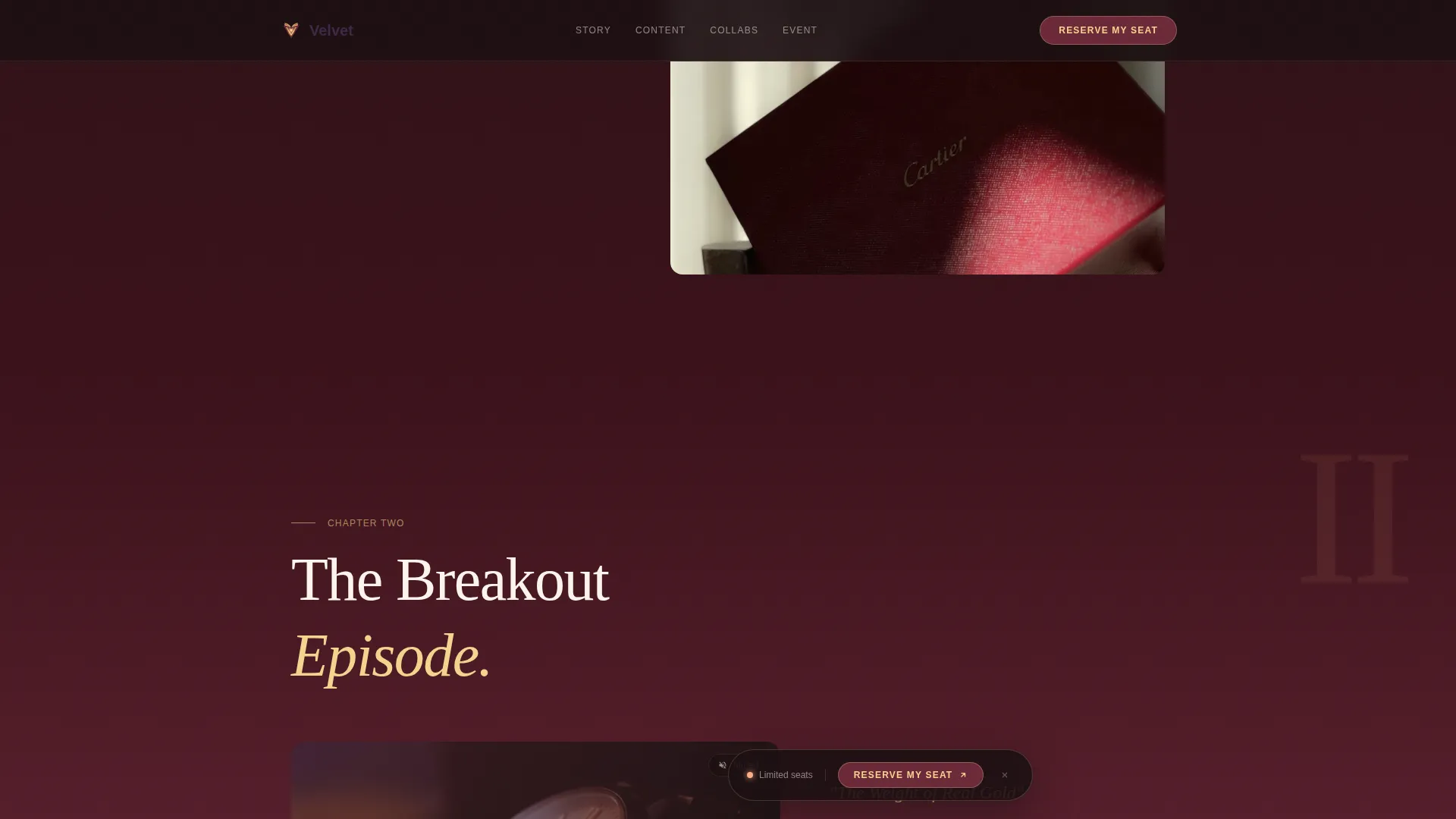 Content Creator Reviews Website Template