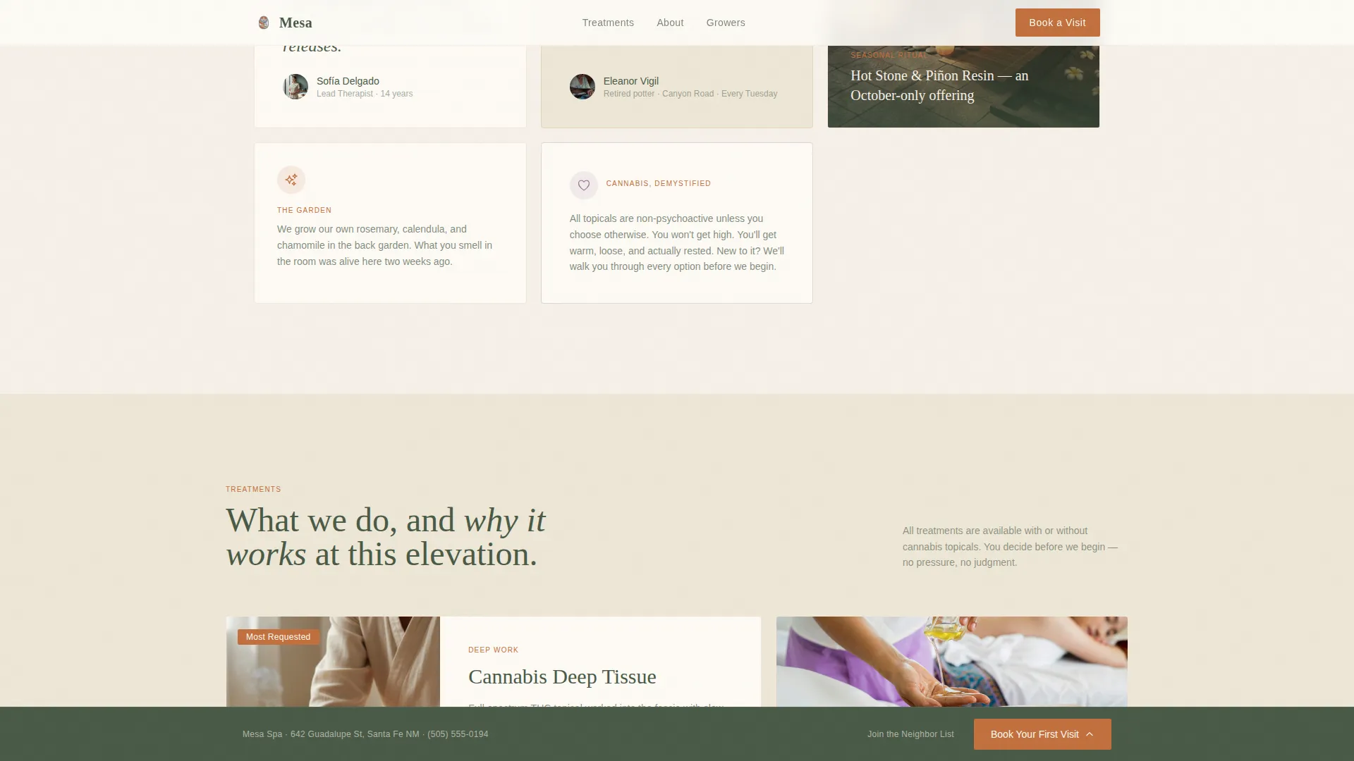 Cannabis Industry Booking Website Template
