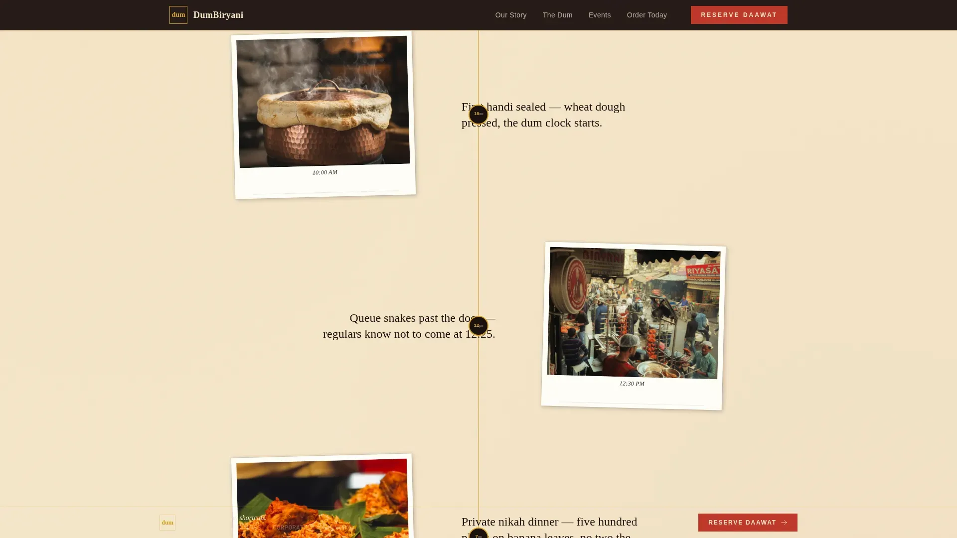 Regional & Specialty Restaurant Booking Website Template