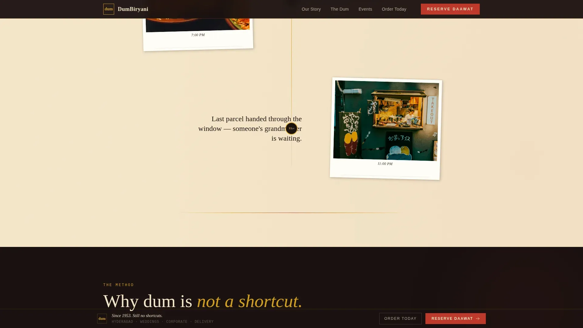 Regional & Specialty Restaurant Booking Website Template