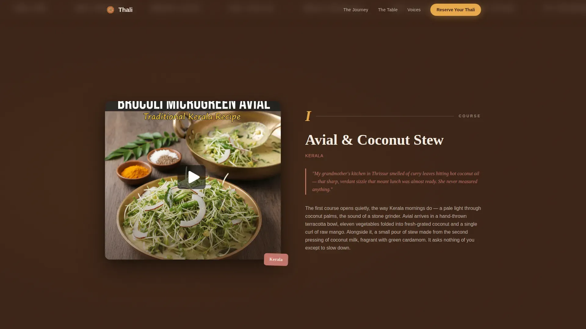 Indian Dining Professional Website Template