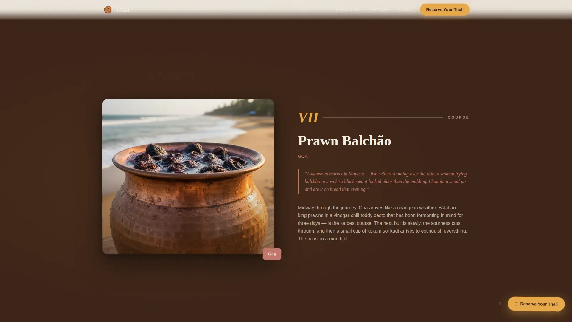 Indian Dining Professional Website Template