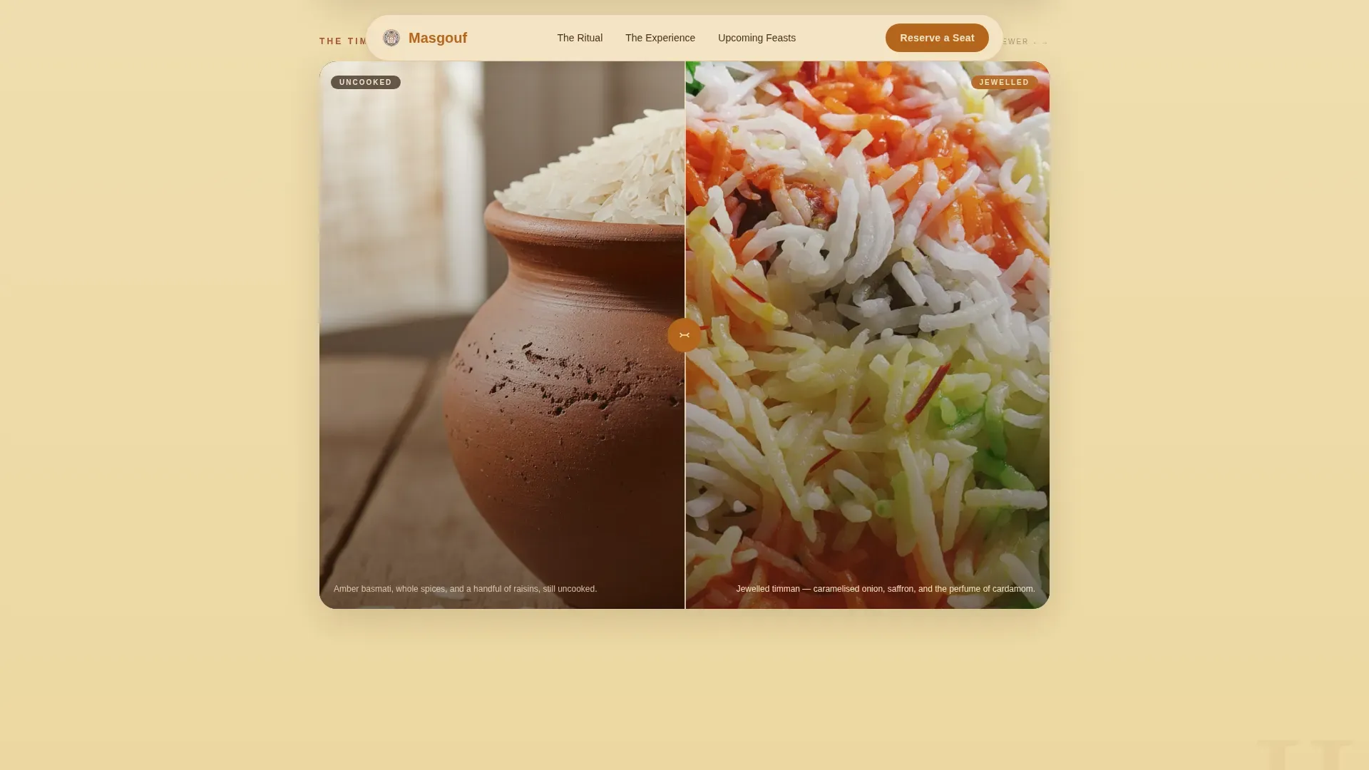 Middle Eastern Cuisine & Dining Certified Professional Website Template