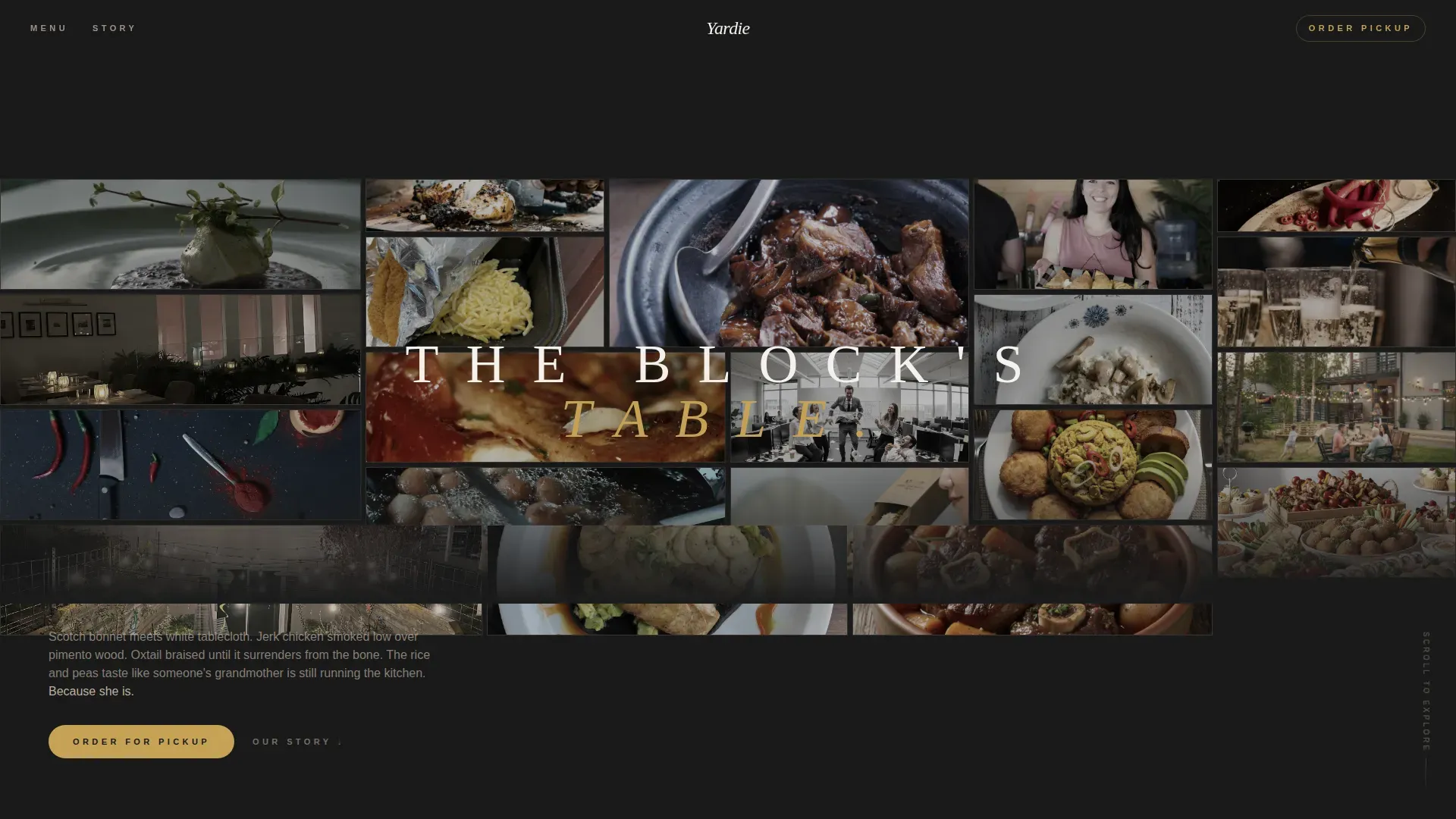 Jamaican Cuisine Blog Website Template