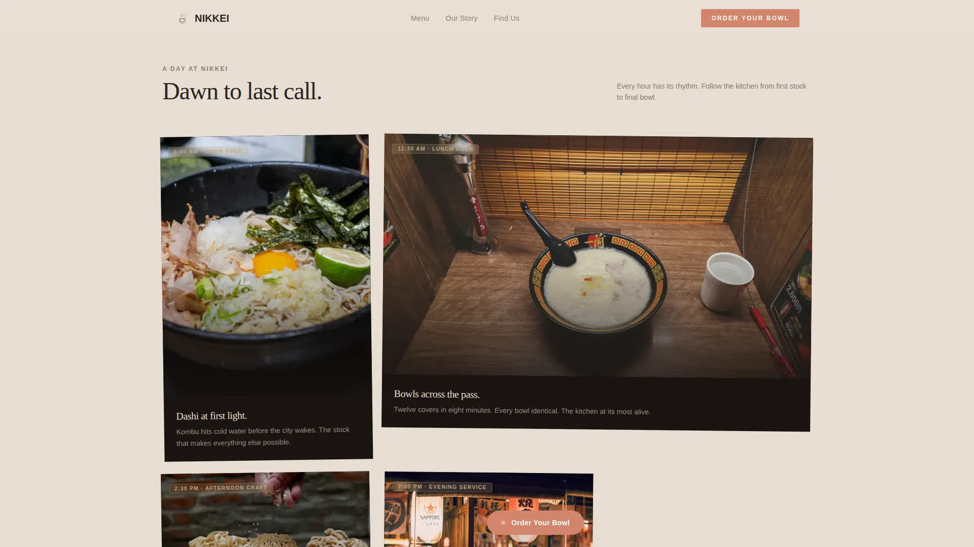 Elegant Japanese Counter Landing Page Template