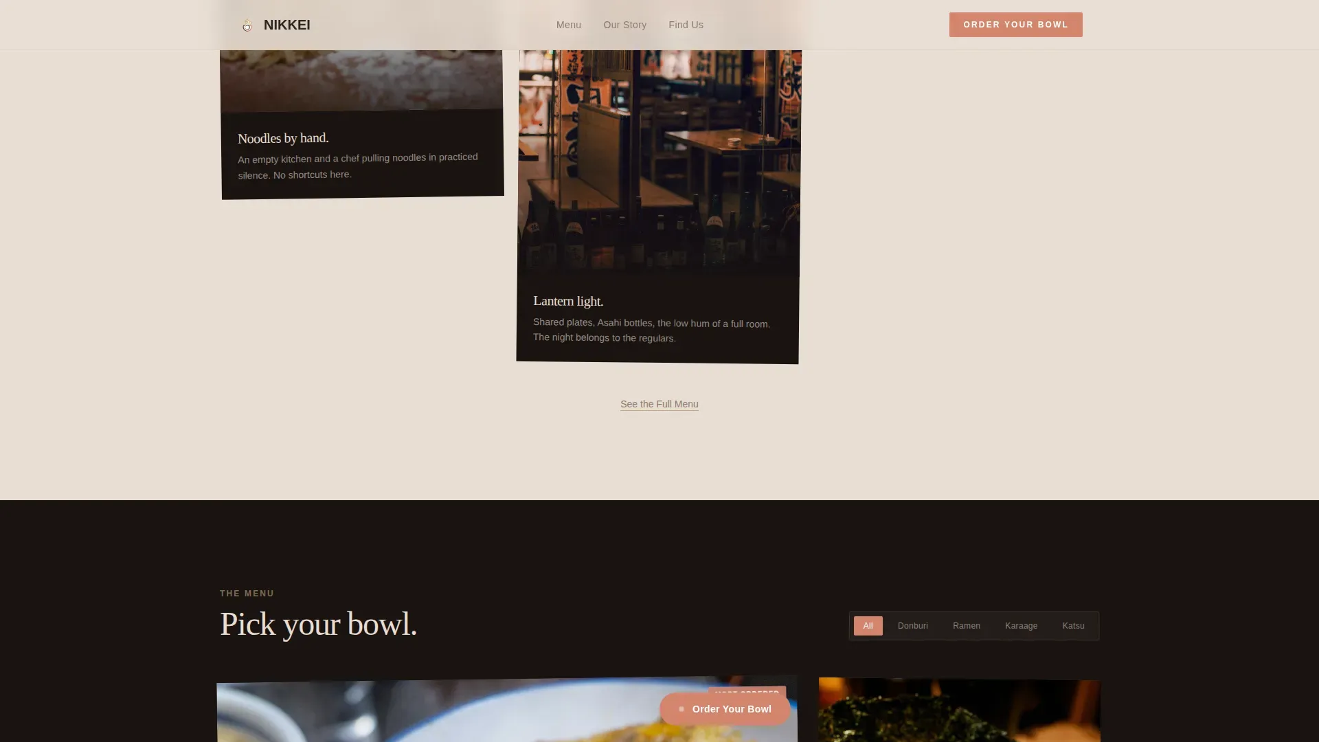 Elegant Japanese Counter Landing Page Template