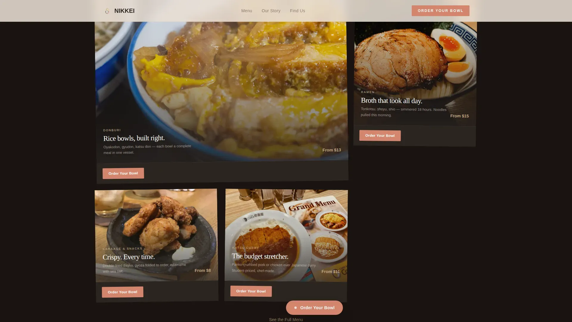 Elegant Japanese Counter Landing Page Template