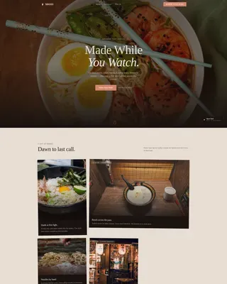Elegant Japanese Counter Landing Page Template