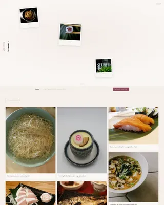 Seasonal Tasting Menu Landing Page Template