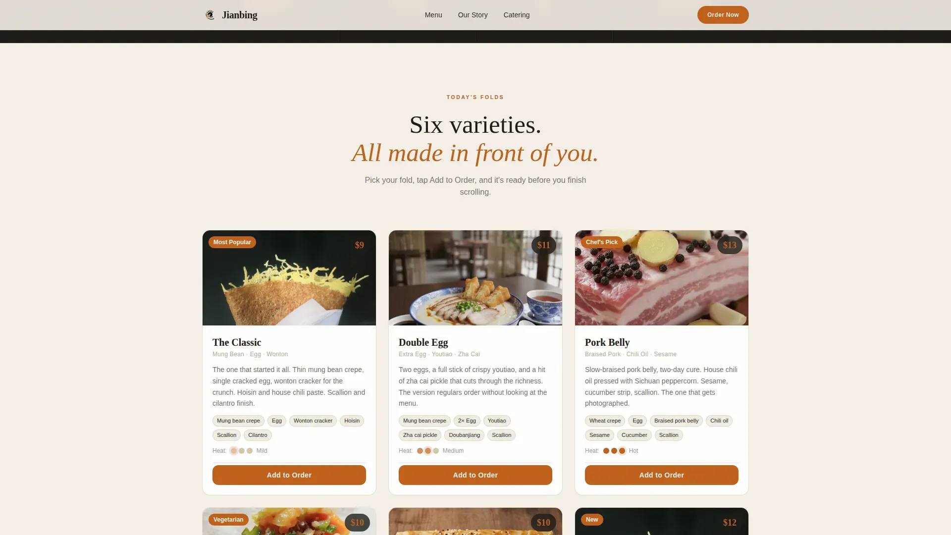 Flame-Kissed Keto Meal Delivery Landing Page Template