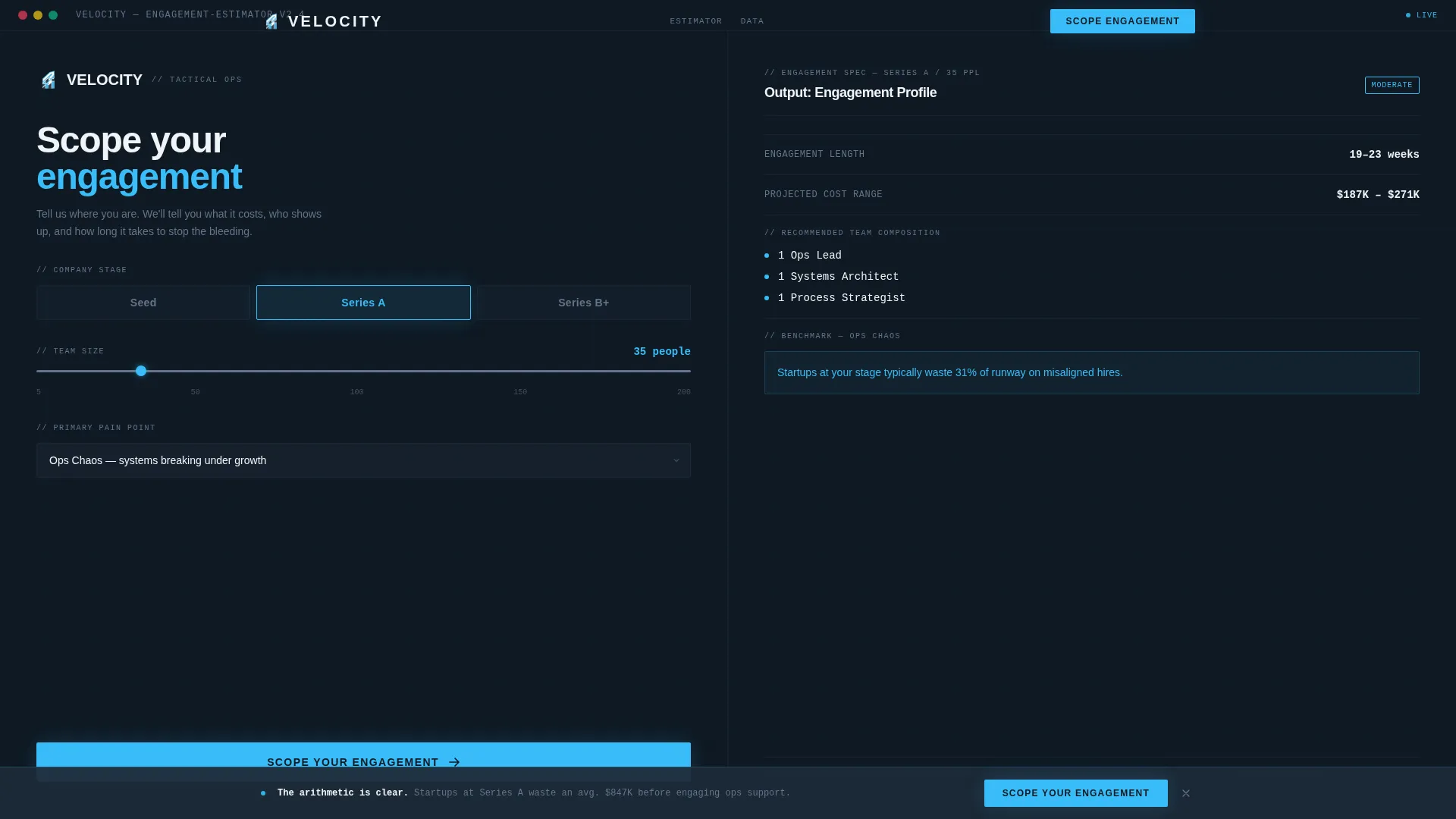 Startup Tactical Consulting & Go-to-Market Website Template