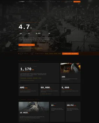 Landing Gear Manufacturer Website Template for Aerospace OEMs