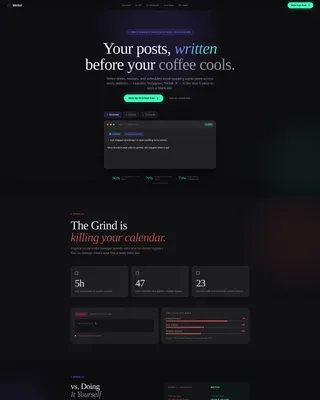 Micro-SaaS & Developer Tools Professional Website Template