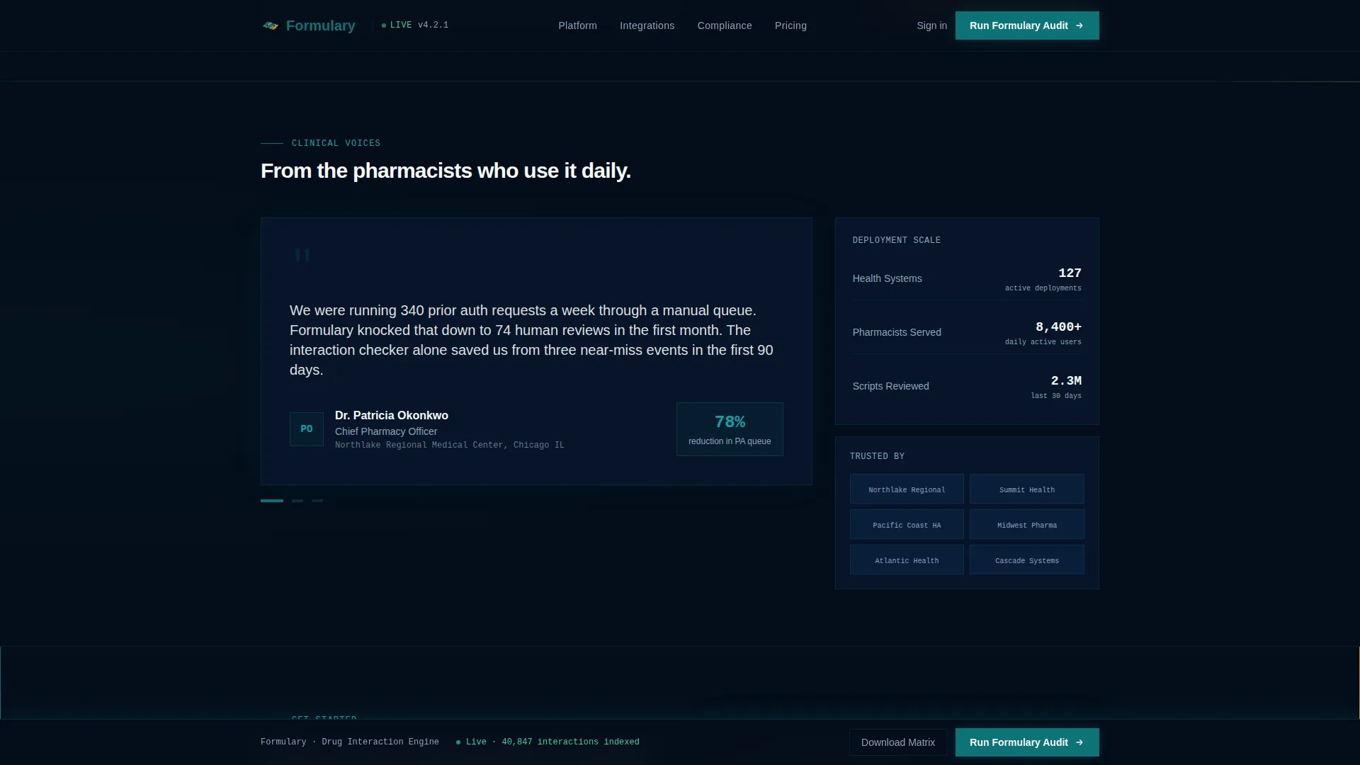 AI for Pharmaceutical Professional Website Template