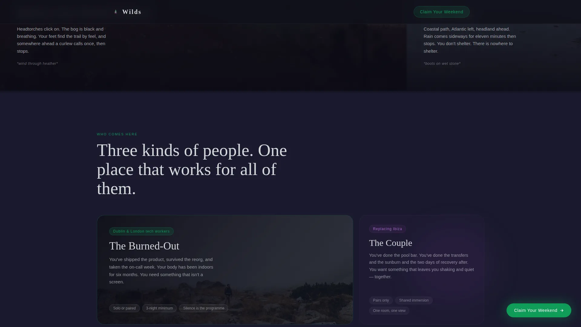 Ireland Travel Booking Website Template