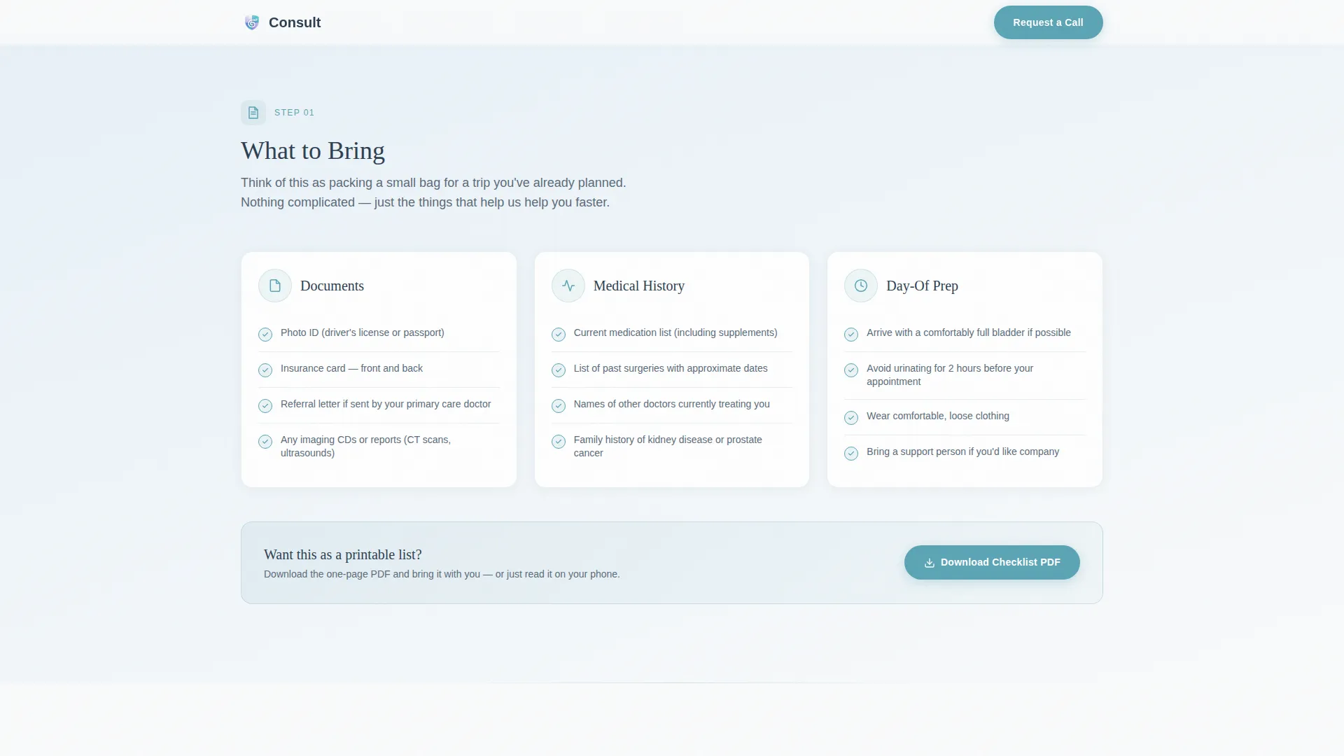 Urologist Professional Website Template