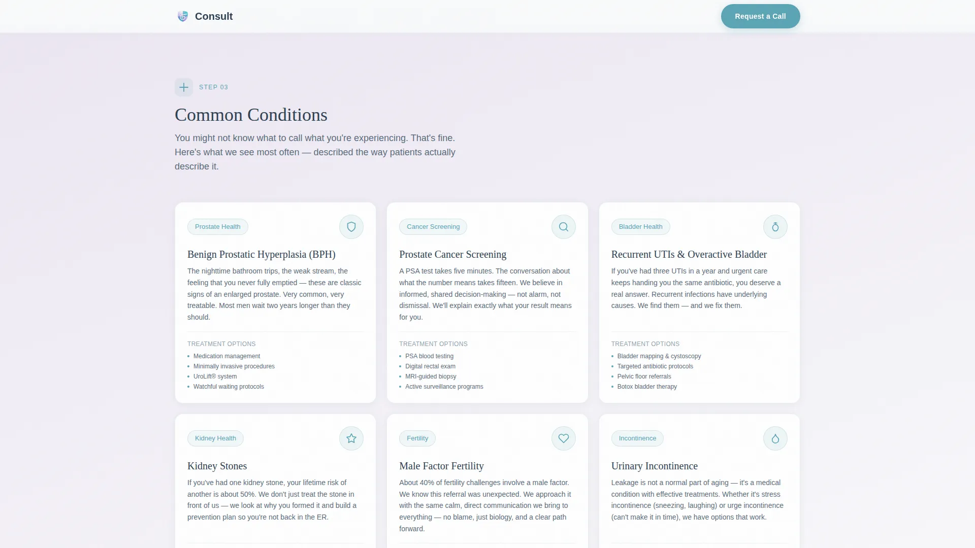 Urologist Professional Website Template