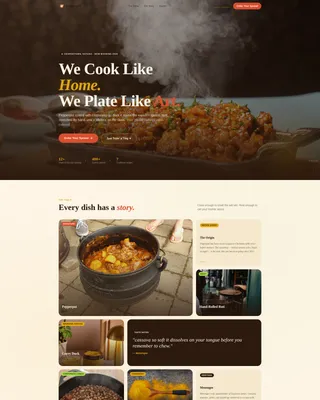 Authentic Guyanesecatering | Free Website Template | Rocket