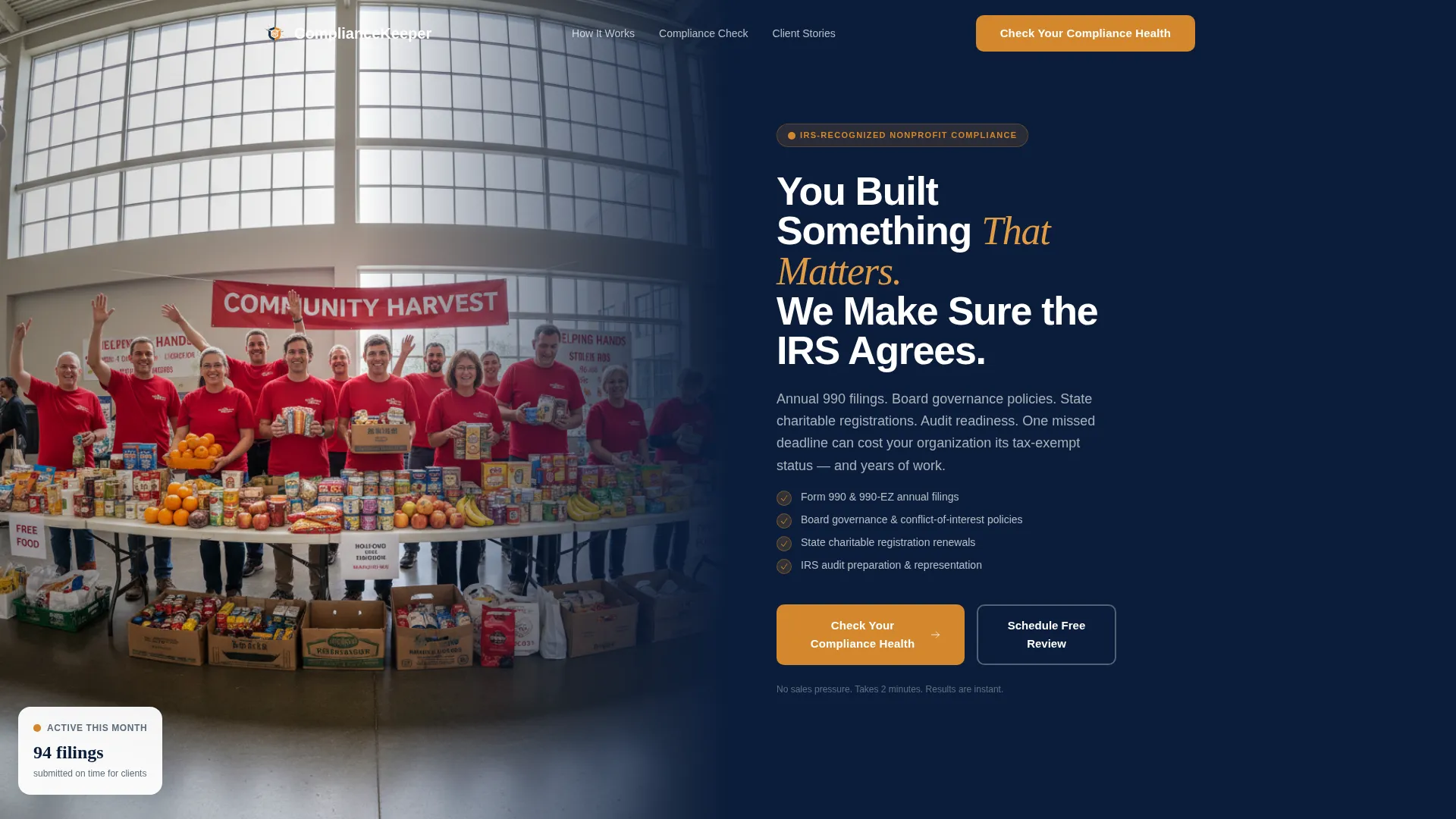 Trusted Nonprofitcompliance | Free Website Template | Rocket