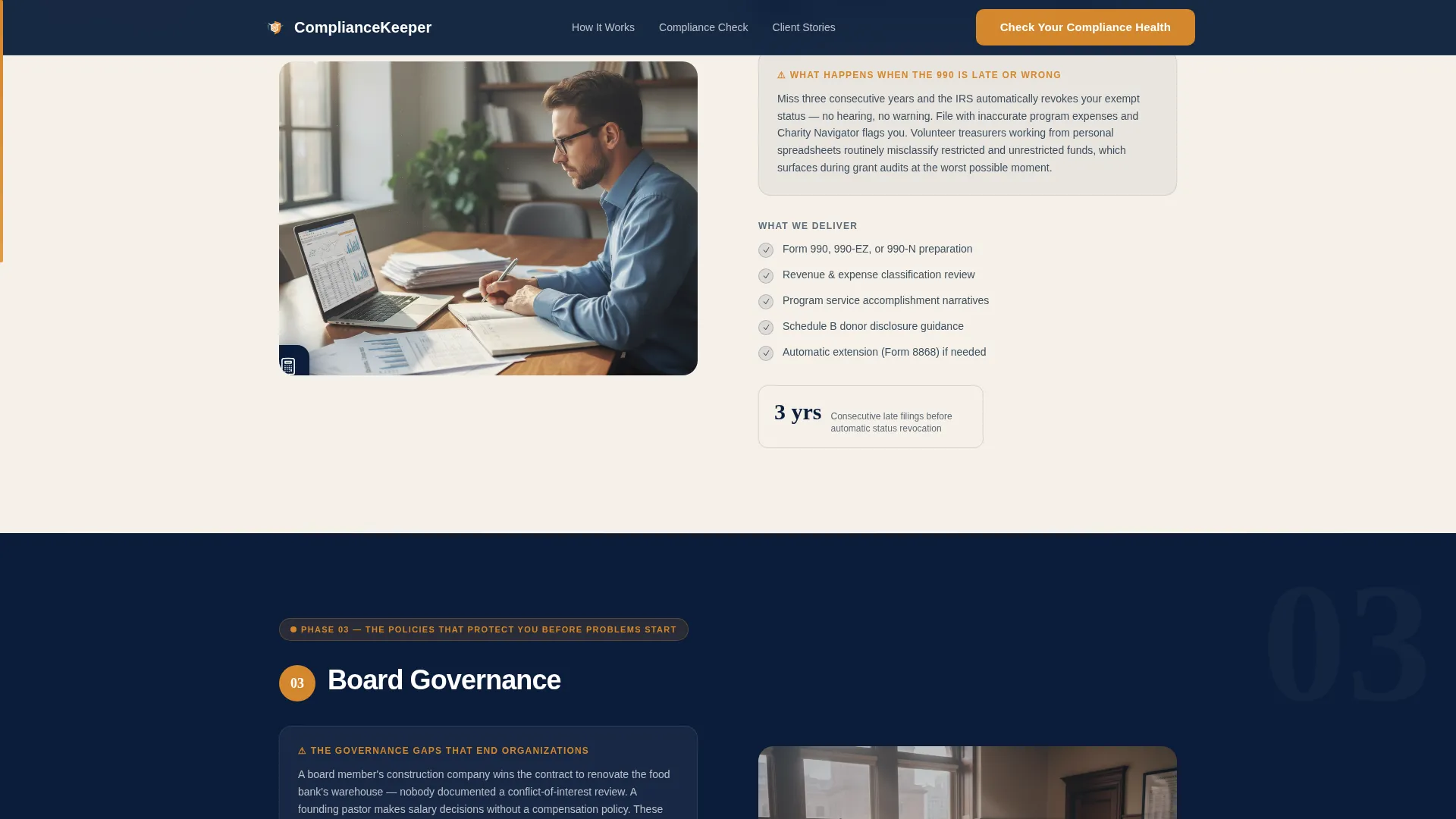 Trusted Nonprofitcompliance | Free Website Template | Rocket