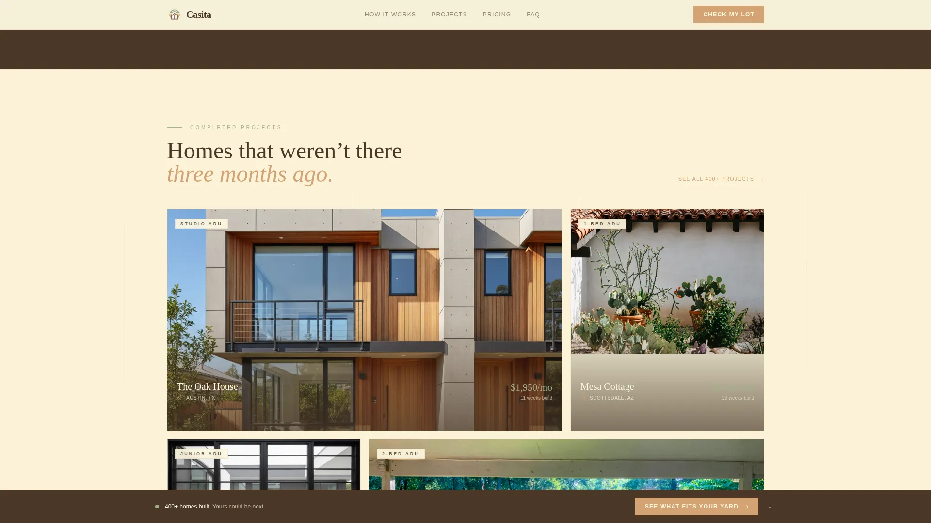 ADU Developer Landing Page Template