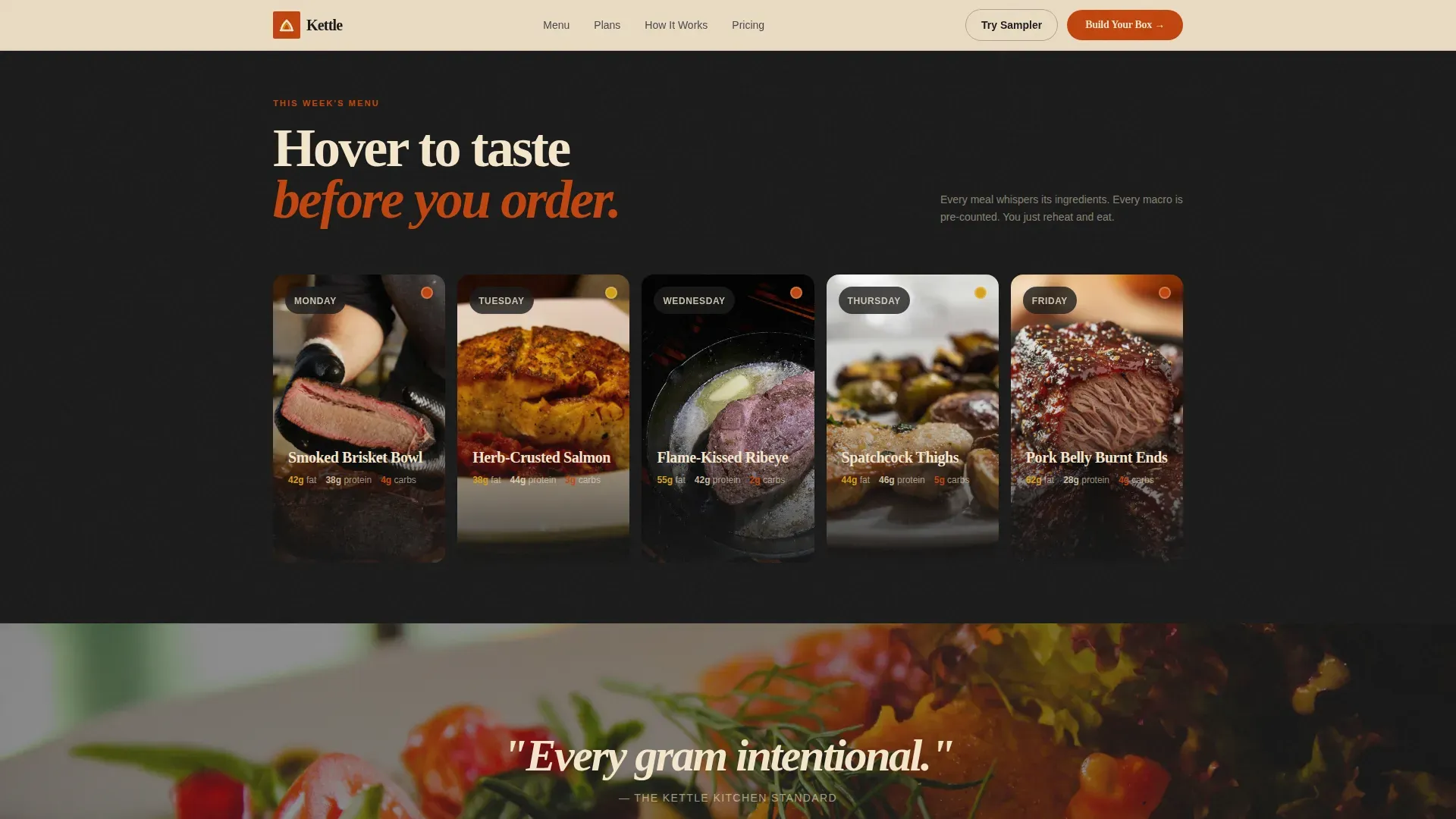 Handcrafted Kulfi And Falooda Shop Landing Page Template